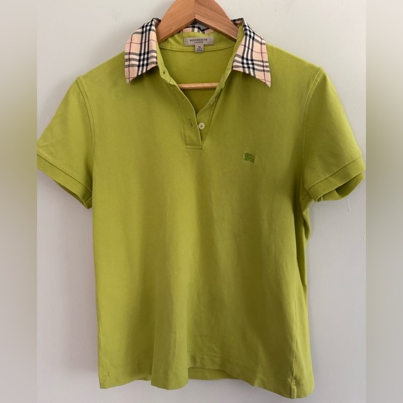 Burberry Other - Burberry Check Collar Polo Shirt Size XL